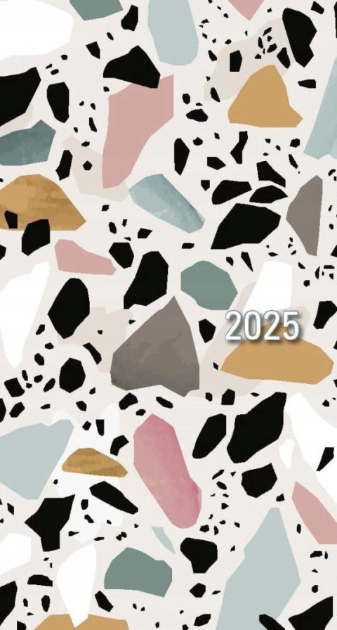 Kalendarz książkowy 2025 A6 Avanti wielokolorowy