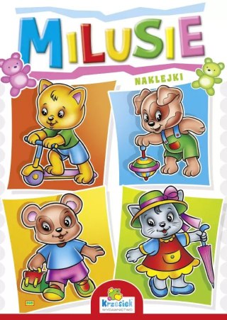 Kolorowanka. Milusie. Kot na hulajnodze