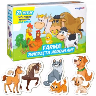 Magnesy zwierzęta (21 elementów)