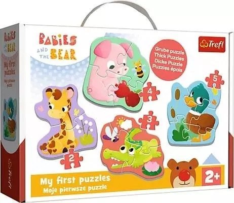 Puzzle Baby Classic - Bobaskowe zwierzątka TREFL Puzzle Baby Classic - Bobaskowe zwierzątka TREFL