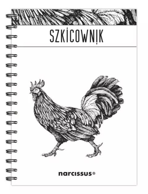Szkicownik B5 60k na spirali - Kogut Szkicownik B5 60k na spirali - Kogut