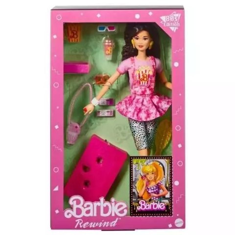 Barbie Rewind. Lalka Wieczór filmowy i akcesoria Barbie Rewind. Lalka Wieczór filmowy i akcesoria