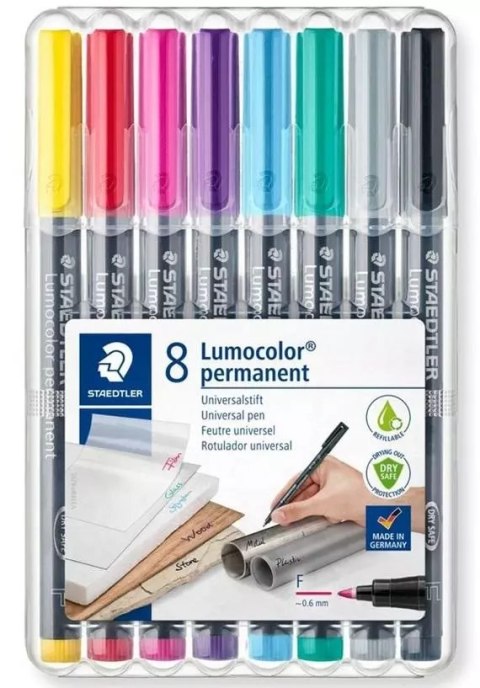 Foliopis Lumocolor F wodoodporny 8 kolorów Foliopis Lumocolor F wodoodporny 8 kolorów