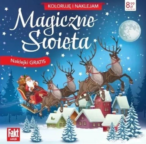 Koloruję i najklejam. Magiczne święta Koloruję i najklejam. Magiczne święta