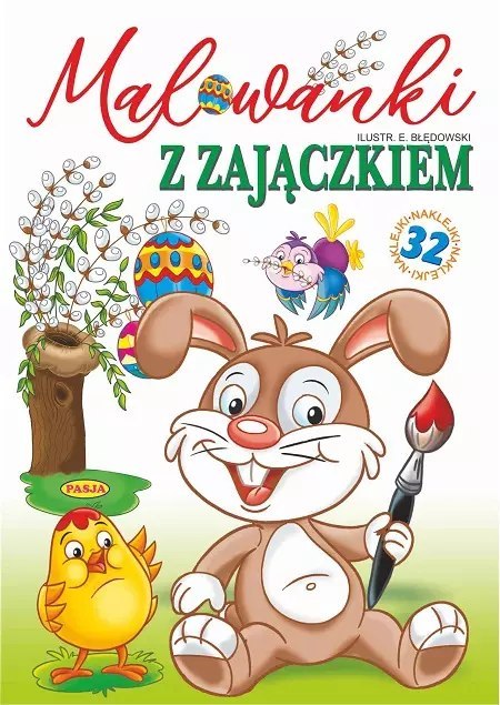 Malowanki z zajączkiem Malowanki z zajączkiem
