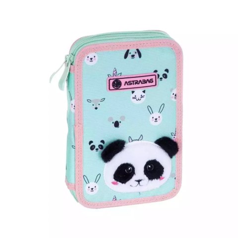 Piórnik podwójny z wyposaż Teddy Panda ASTRA Piórnik podwójny z wyposaż Teddy Panda ASTRA