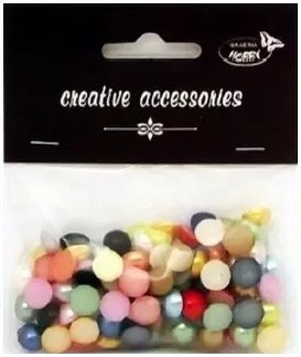 Półperełki 10mm ok 125szt Półperełki 10mm ok 125szt