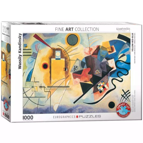 Puzzle 1000 elementów. Żółty-czerwony-niebieski Puzzle 1000 elementów. Żółty-czerwony-niebieski