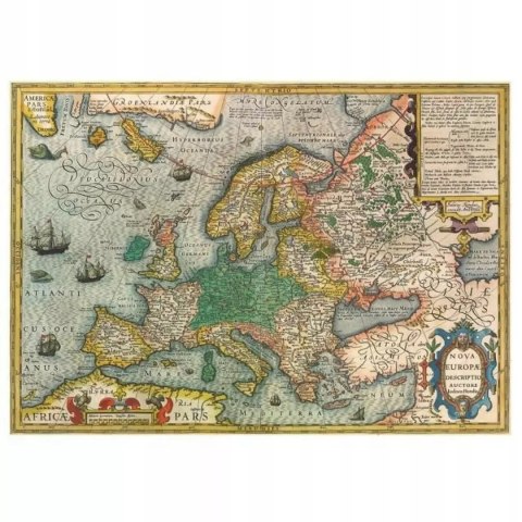 Puzzle Educa 1000 elementów Educa Puzzle 1000 el. Stara mapa Europy 8412668196247 Puzzle Educa 1000 elementów Educa Puzzle 1000 el. Stara mapa Europy 8412668196247