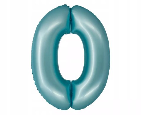 Balon foliowy SMART cyfra 0, niebieska matowa, 76 cm GoDan Balon foliowy SMART cyfra 0, niebieska matowa, 76 cm GoDan