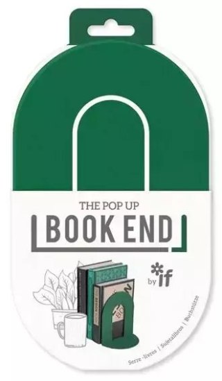 Book End Podpórka pod książki ciemny zielony