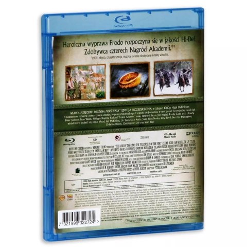 Władca Pierścieni. Drużyna Pierścienia (edycja rozszerzona), 2 Blu-ray Władca Pierścieni. Drużyna Pierścienia (edycja rozszerzona), 2 Blu-ray