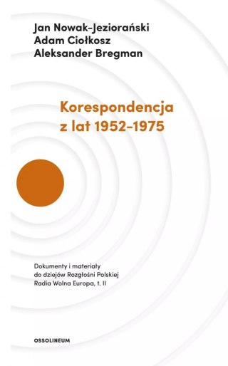 Dokumenty i materiały do dziejów Rozgłośni Polskiej Radia Wolna Europa. Tom 2. Jan Nowak-Jeziorański, Adam Ciołkosz, Aleksander 