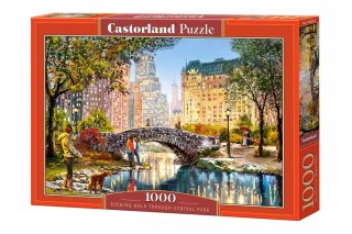 Puzzle 1000 elementów. Wieczorny spacer po Central Parku