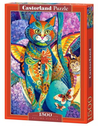 Puzzle 1500 elementów. Feline Fiesta