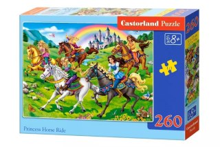 Puzzle 260 elementów. Przejażdżka konna księżniczek
