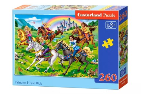 Puzzle 260 elementów. Przejażdżka konna księżniczek Puzzle 260 elementów. Przejażdżka konna księżniczek