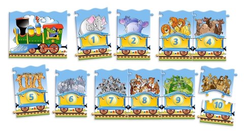 Puzzle edukacyjne 21 elementów. Lokomotywa Puzzle edukacyjne 21 elementów. Lokomotywa