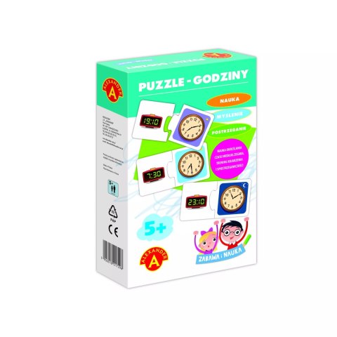 Zabawa i nauka. Puzzle - Godziny Zabawa i nauka. Puzzle - Godziny