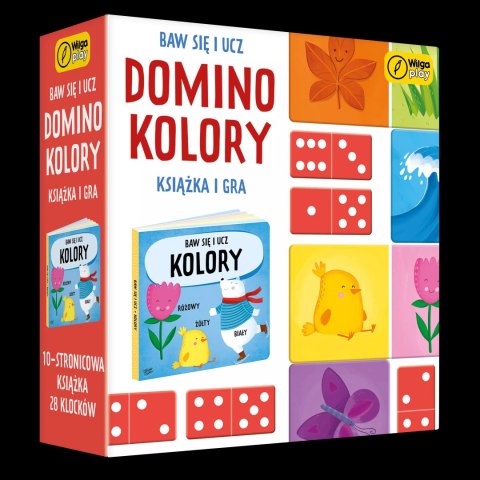 Baw się i ucz. Domino. Kolory. Gra i książka Baw się i ucz. Domino. Kolory. Gra i książka