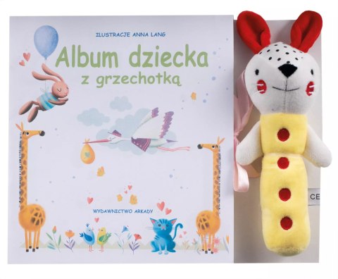 Album mojego dziecka z grzechotką Album mojego dziecka z grzechotką