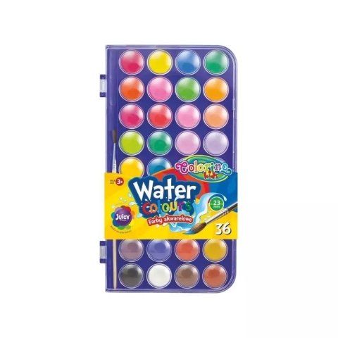 FARBA COLORINO KIDS AKWARELOWA MAŁA PASTYLKA 36 KOLORY FARBA COLORINO KIDS AKWARELOWA MAŁA PASTYLKA 36 KOLORY