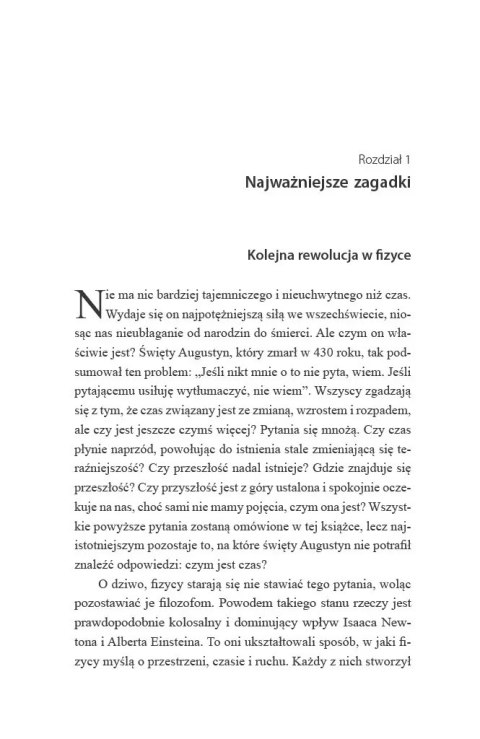 Koniec czasu. Nowa rewolucja w fizyce