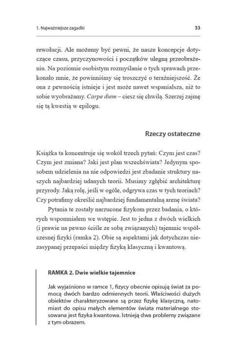 Koniec czasu. Nowa rewolucja w fizyce