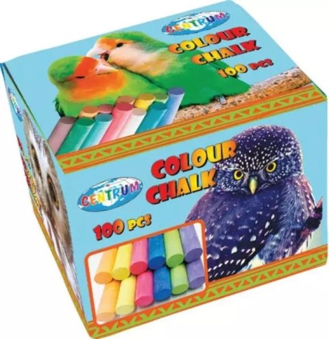 Kreda tablicowa kolorowa (100 sztuk) Kreda tablicowa kolorowa (100 sztuk)