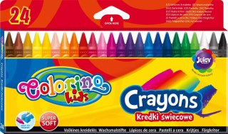 Kredki Colorino świecowe. Kids (24 sztuki)