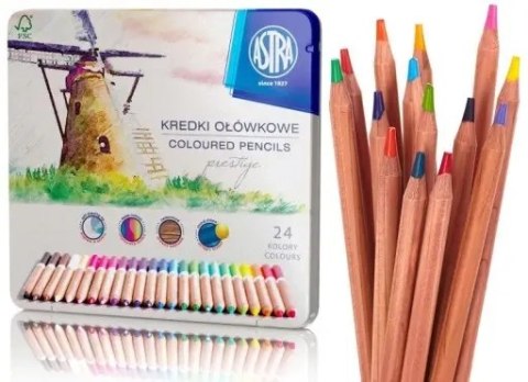 Kredki ołówkowe, 24 kolory Kredki ołówkowe, 24 kolory