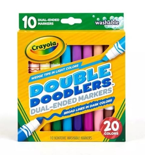 Markery dwustronne 10 kolorów CRAYOLA Markery dwustronne 10 kolorów CRAYOLA