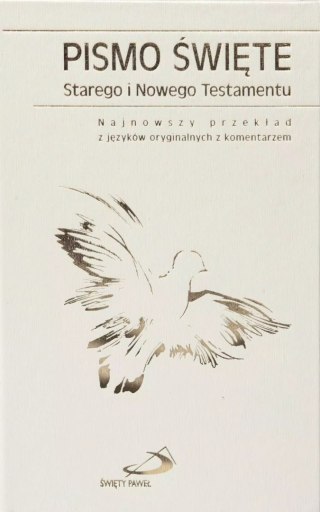 Pismo Św. ST i NT - kolor biały