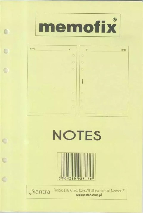 WKŁAD A5 MEM NOTES WKŁAD A5 MEM NOTES