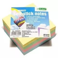 Bloczek samoprzylepny 76x76mm pastelowy Bloczek samoprzylepny 76x76mm pastelowy
