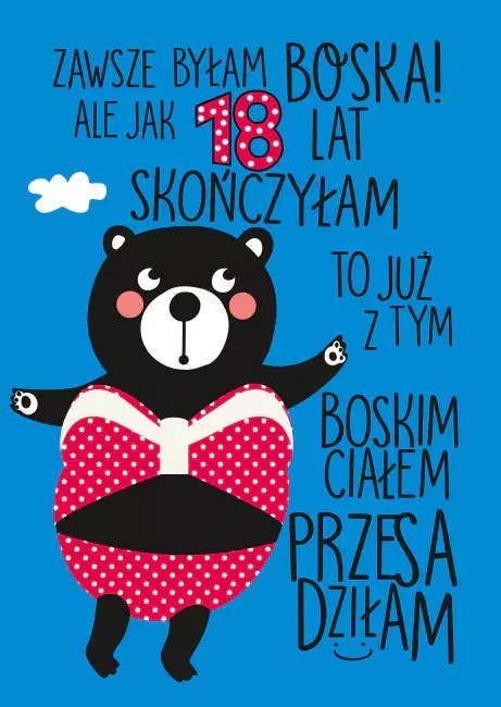 Karnet B6 18-nastka Miśka Karnet B6 18-nastka Miśka