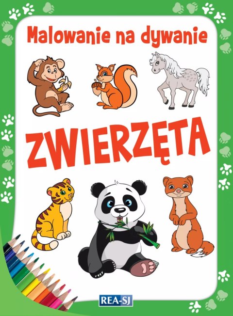 Malowanie na dywanie. Zwierzęta Malowanie na dywanie. Zwierzęta