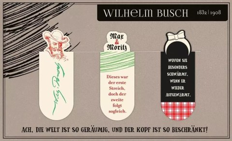 Zakładki magnetyczne - Wilhelm Busch Zakładki magnetyczne - Wilhelm Busch