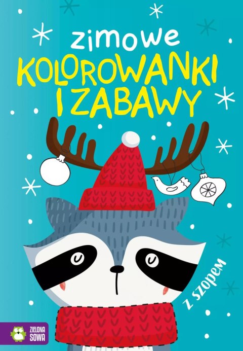 Zimowe kolorowanki i zabawy z szopem Zimowe kolorowanki i zabawy z szopem