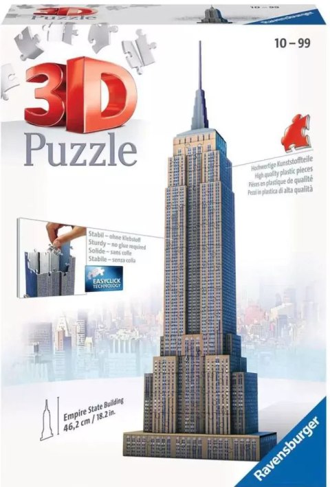 Puzzle 3D 216 elementów. Empire State Building Puzzle 3D 216 elementów. Empire State Building