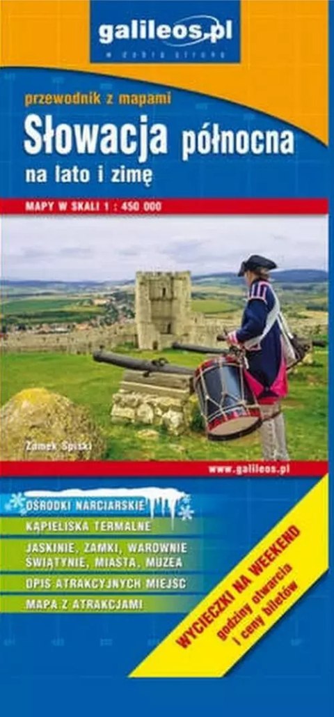 Słowacja północna na lato i zimę. Przewodnik z mapami Słowacja północna na lato i zimę. Przewodnik z mapami