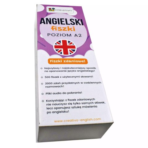 Angielski. Fiszki zdaniowe. Poziom A2 Angielski. Fiszki zdaniowe. Poziom A2