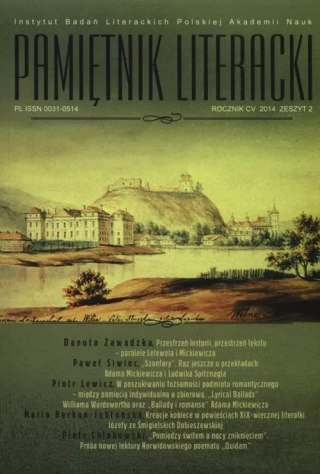 Pamiętnik literacki 2/2014