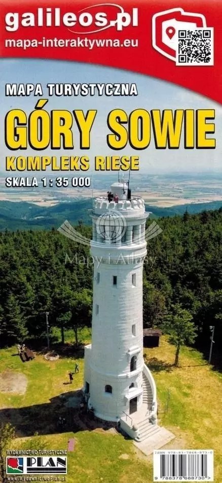 Góry Sowie. Mapa w skali 1:35 000 Góry Sowie. Mapa w skali 1:35 000