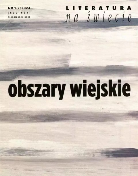 Literatura na Świecie. Nr 1-2/2024