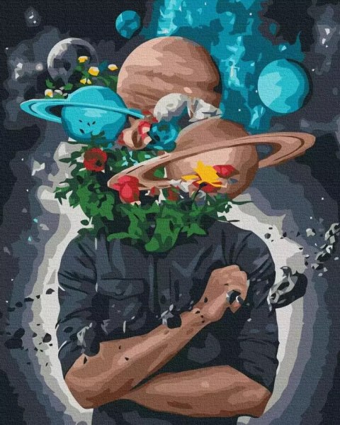 Malowanie po numerach. Mój kosmos, 40x50 cm Malowanie po numerach. Mój kosmos, 40x50 cm