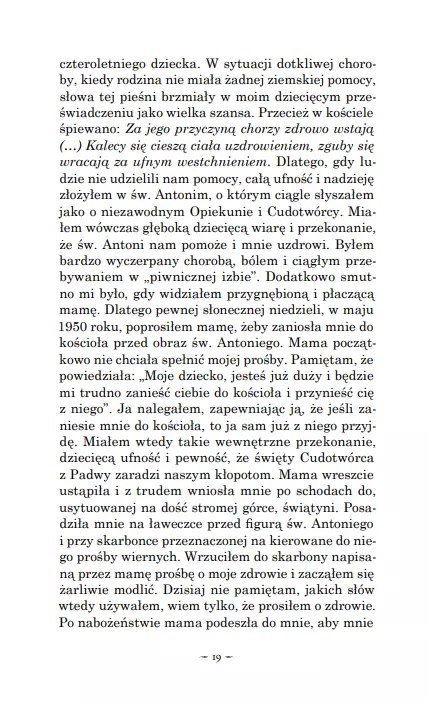 Cuda i znaki obecności św. Antoniego