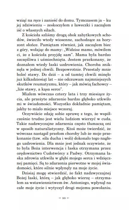 Cuda i znaki obecności św. Antoniego