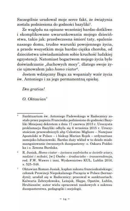 Cuda i znaki obecności św. Antoniego