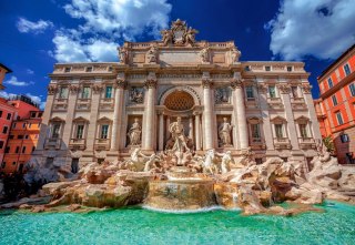 Puzzle 1500 elementów. Fontanna di Trevi, Rzym